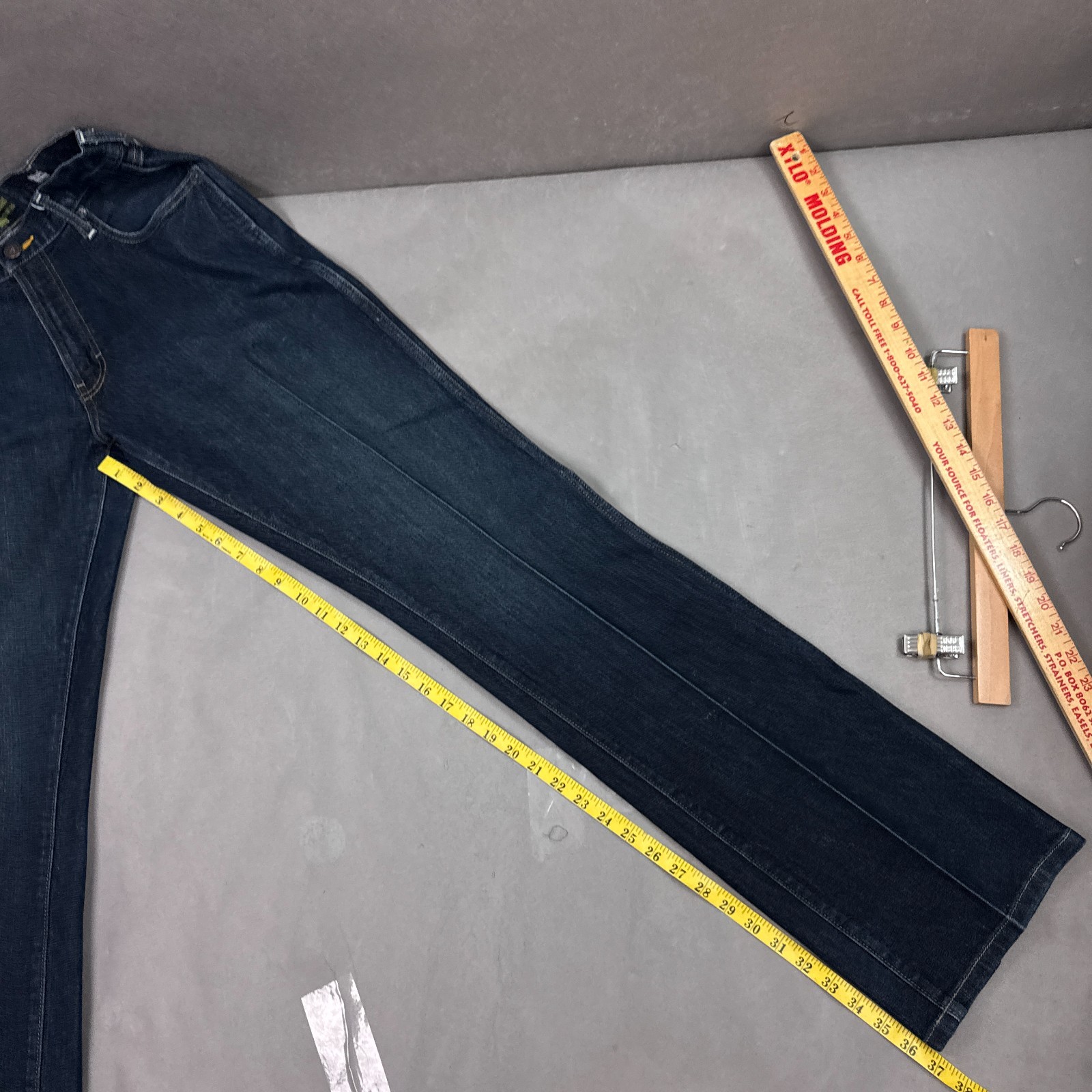 Ariat Jeans Men 34×36 Blue M4 Rebar Stackable Workwear Dark Faded Durastretch