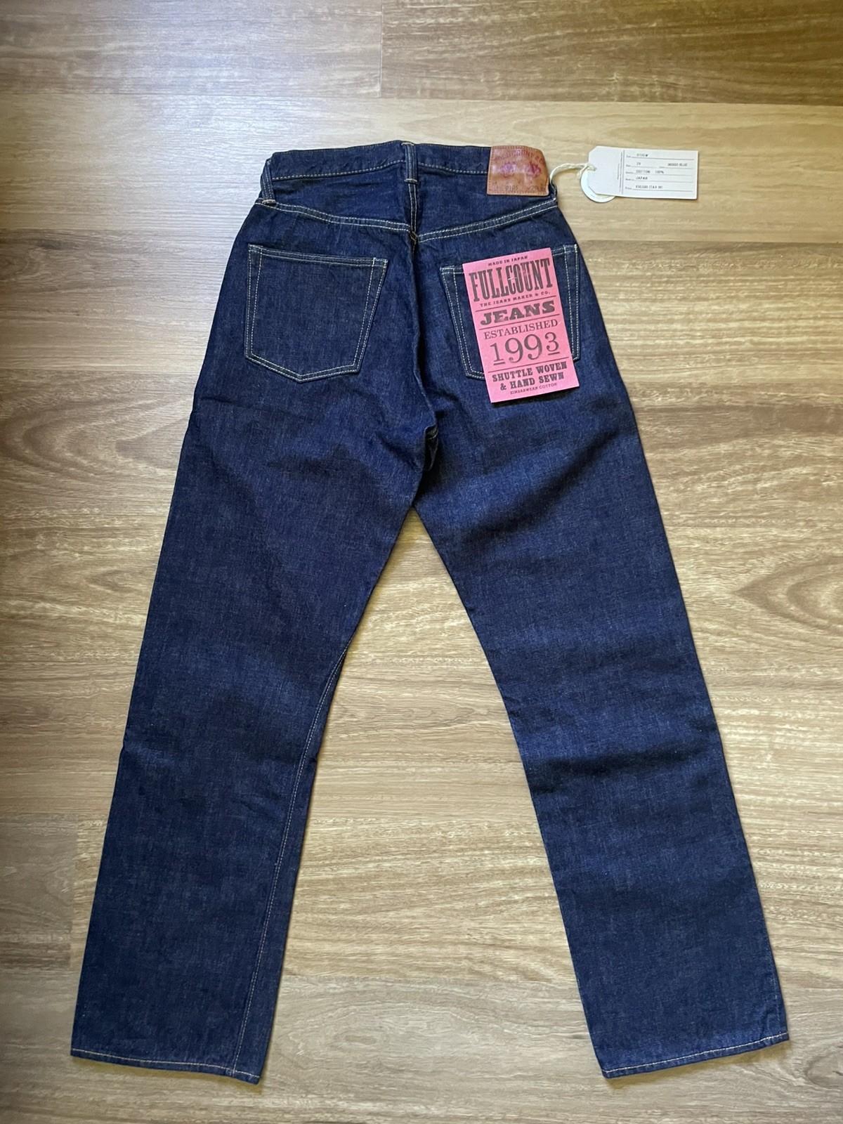 Full Count 0105W 29×32 13.7oz Original Selvedge Denim