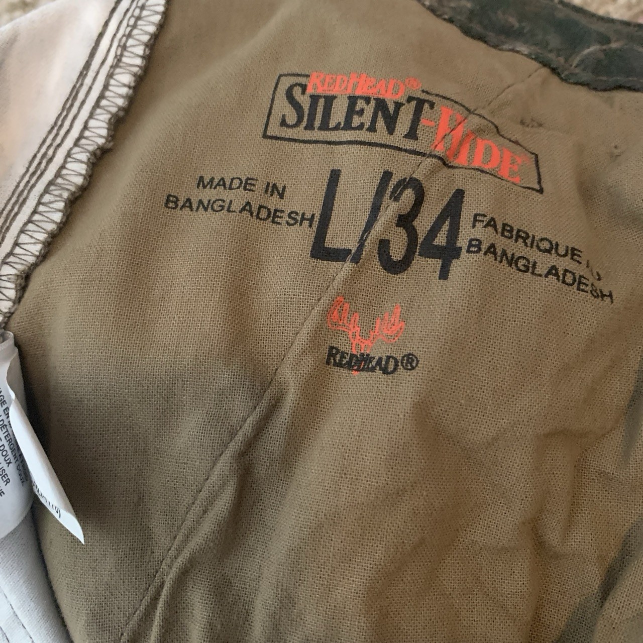 Camo Hunter Pants Size L
