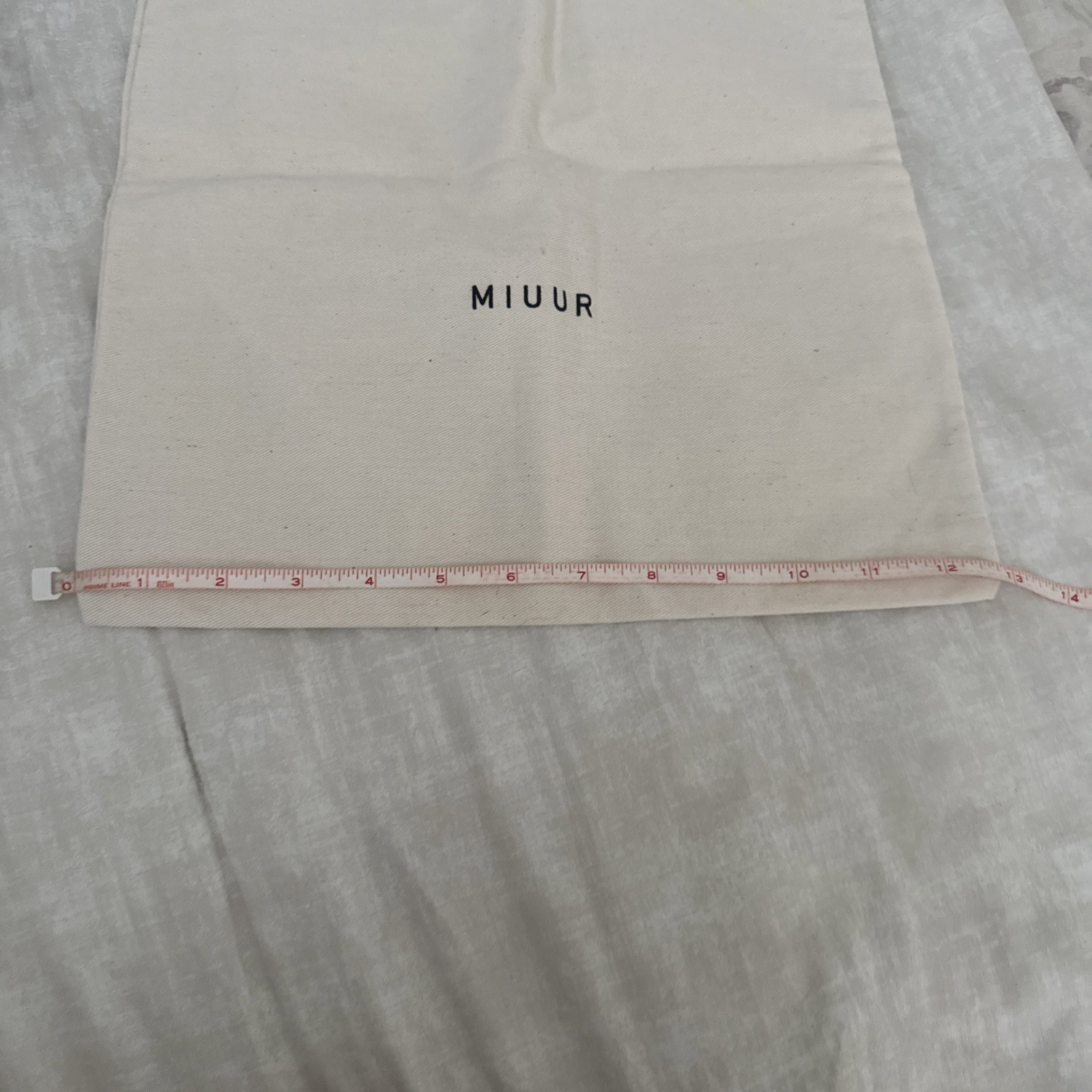 MIUUR 12.75 X 13 ”IVORT Dust Bag Drawstring DUST BAG ONLY