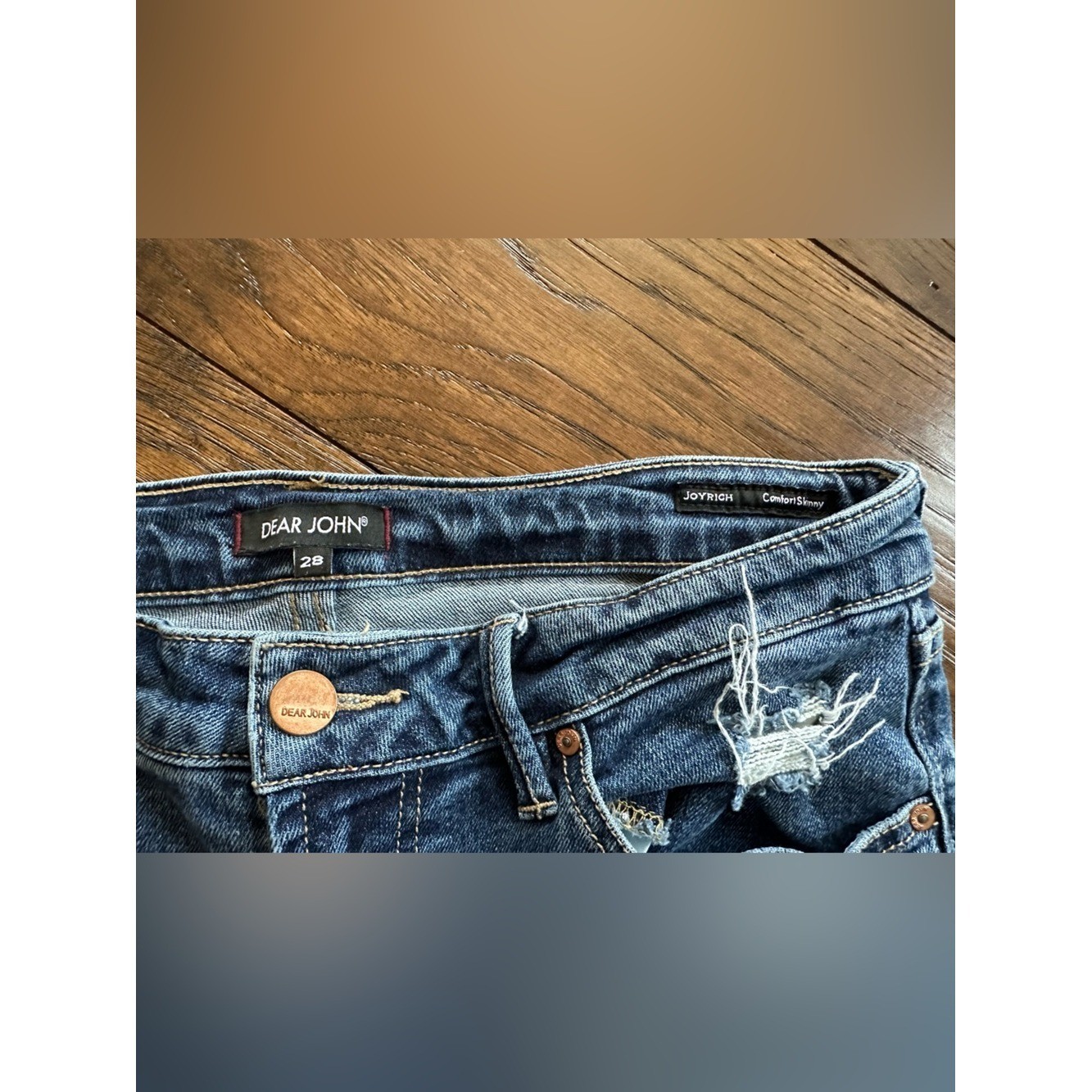 Dear John Joyrich Comfort Skinny Jeans – Blue- size 28