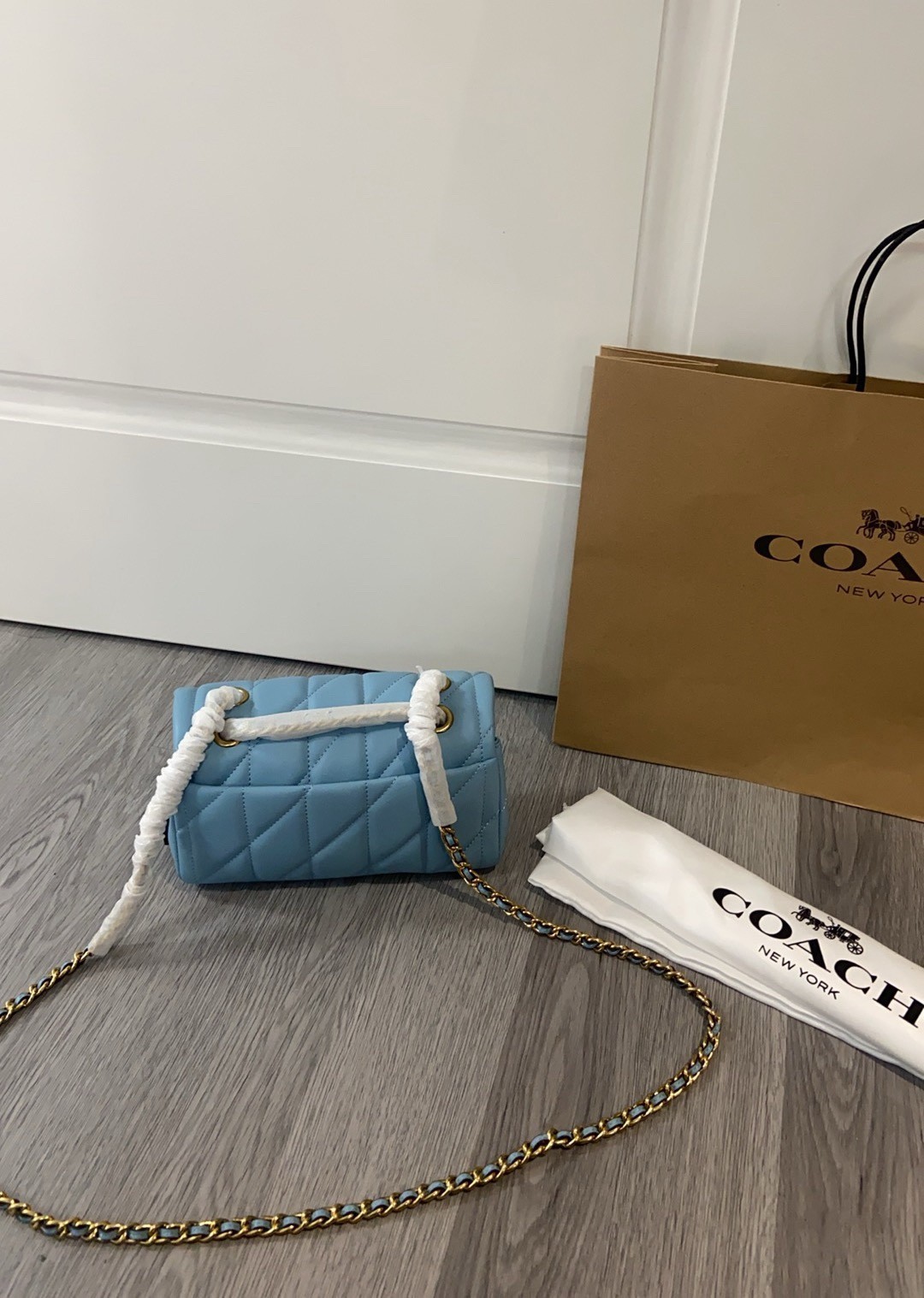 COACH Tabby Shoulder Bag 20 – Quilted CP149 Blue