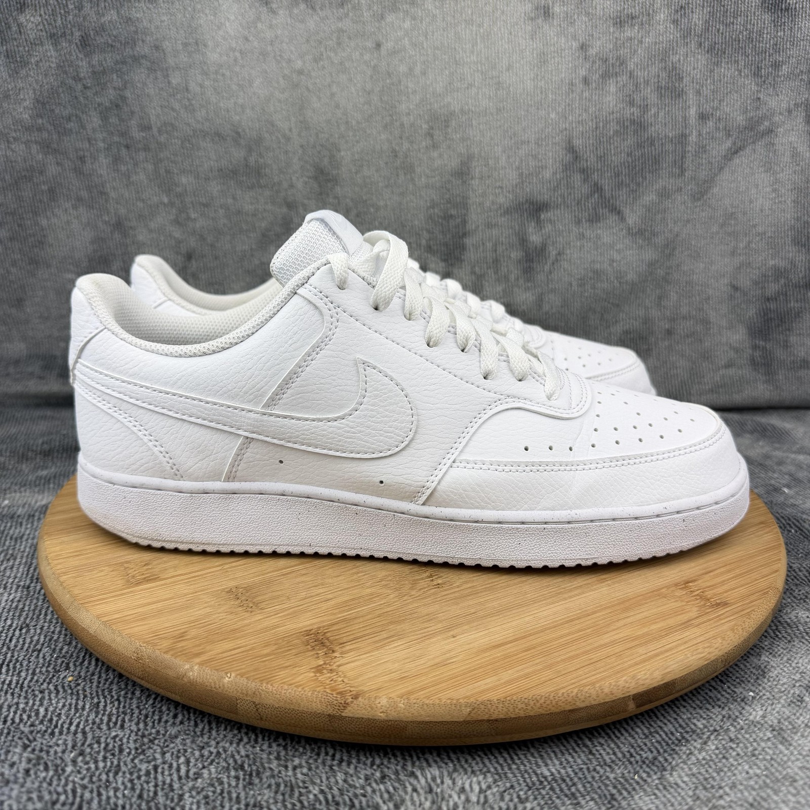 Nike Court Vision Low Next Nature Shoes Mens Size 10.5 White Sneakers DH2987-100