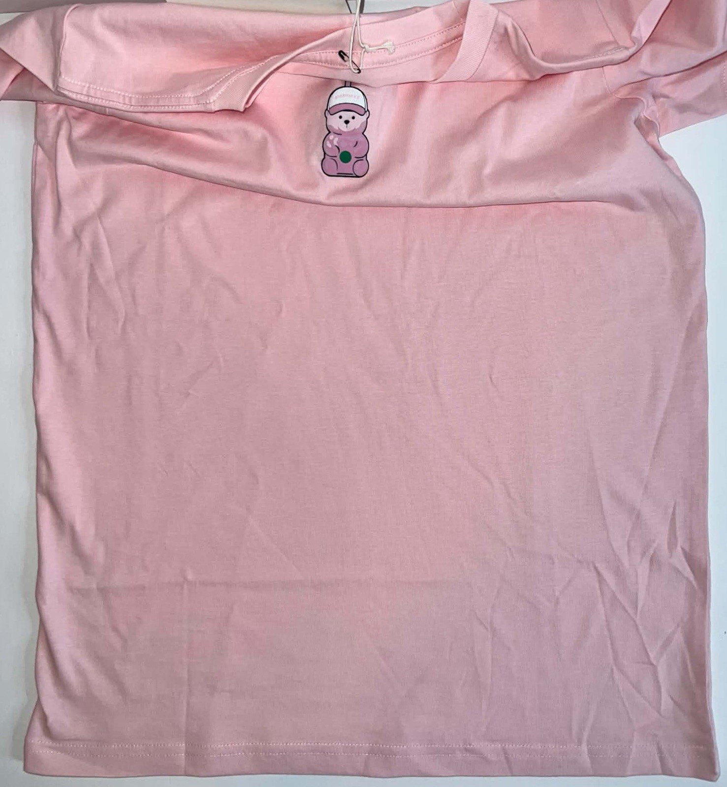 Starbucks Pink Bear Barista T-Shirt Logo Limited Edition Top NWT