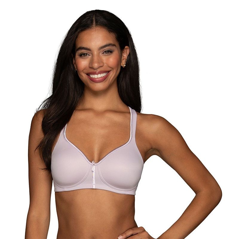 Vanity Fair Body Caress Full Coverage Wireless Bra 72335 Soft Violet 36 B NWT