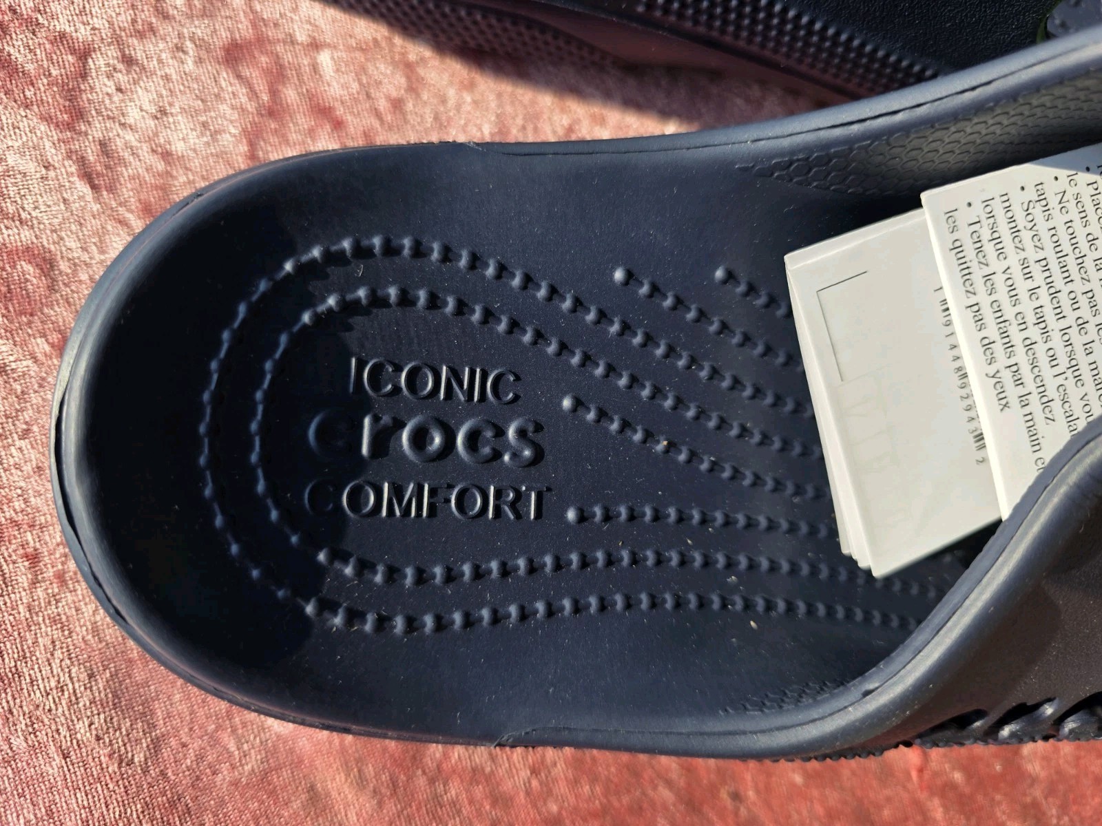 Crocs Iconic Baya Classic Sandals in Dark Navy M7/W9 NWT Original Packing (B-68)