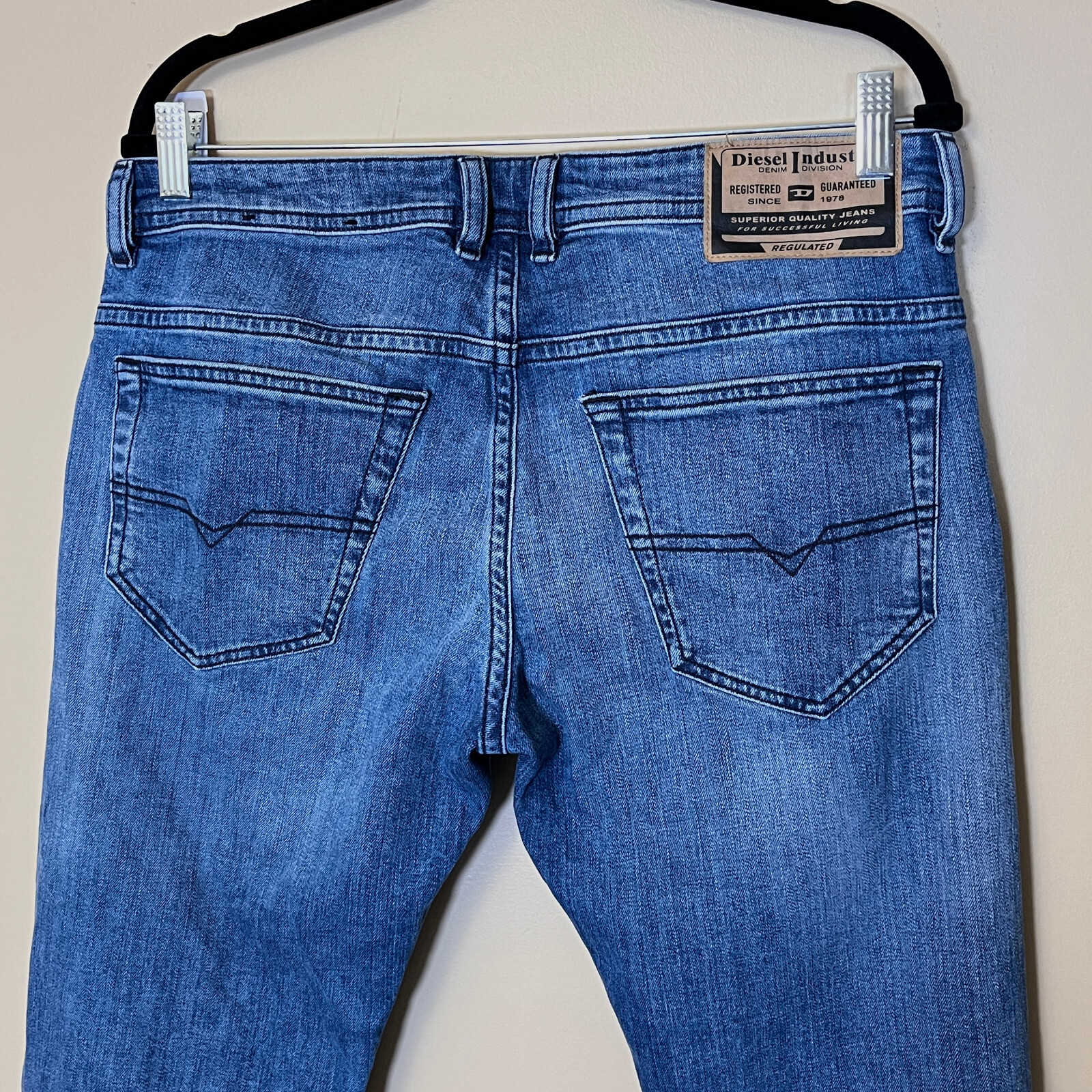 Diesel Thommer-R Slim Fit Stretch Jeans – Men’s Size 32*31 – Blue