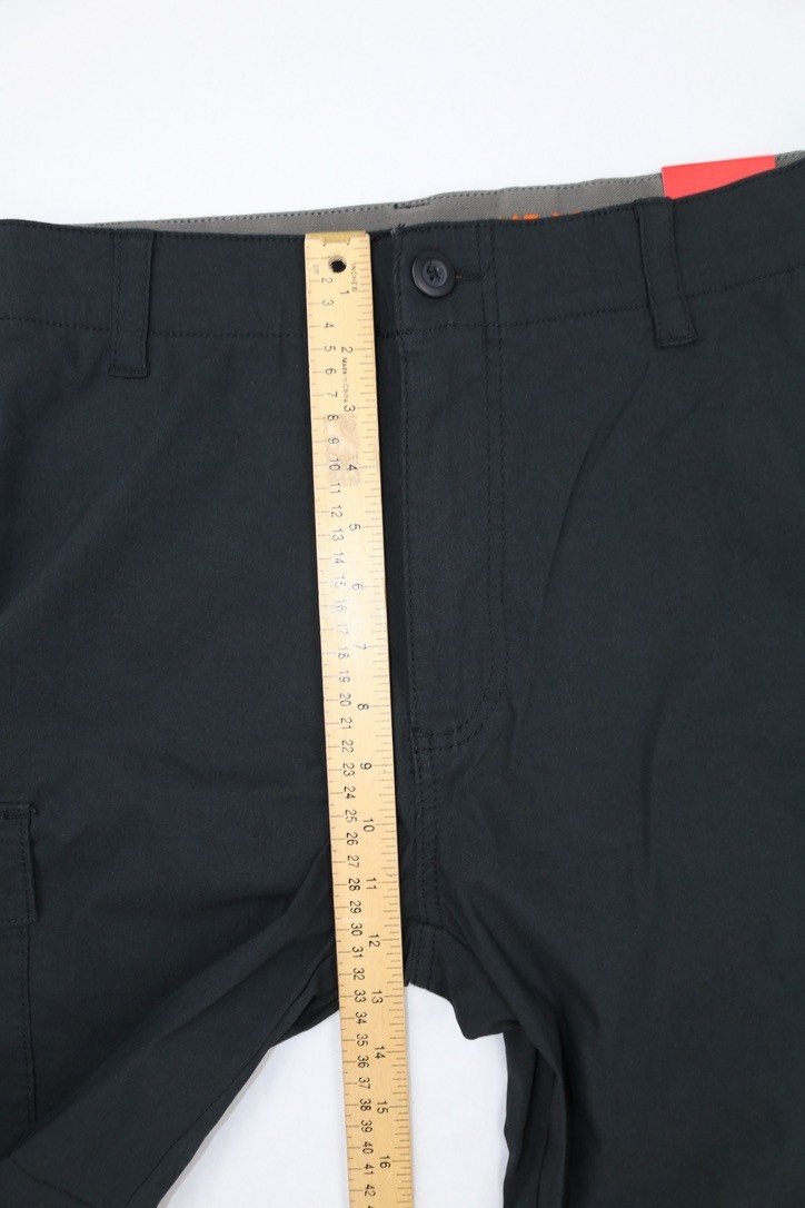 Wearfirst Mens Cargo Short Black Sz M 9in Inseam Stretch Soft Touch Comfort