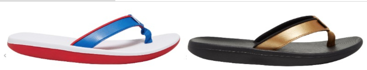 WOMENS Nike Bella Kai Thong sandals Sandals WOMENS Red White Blue /. Brown