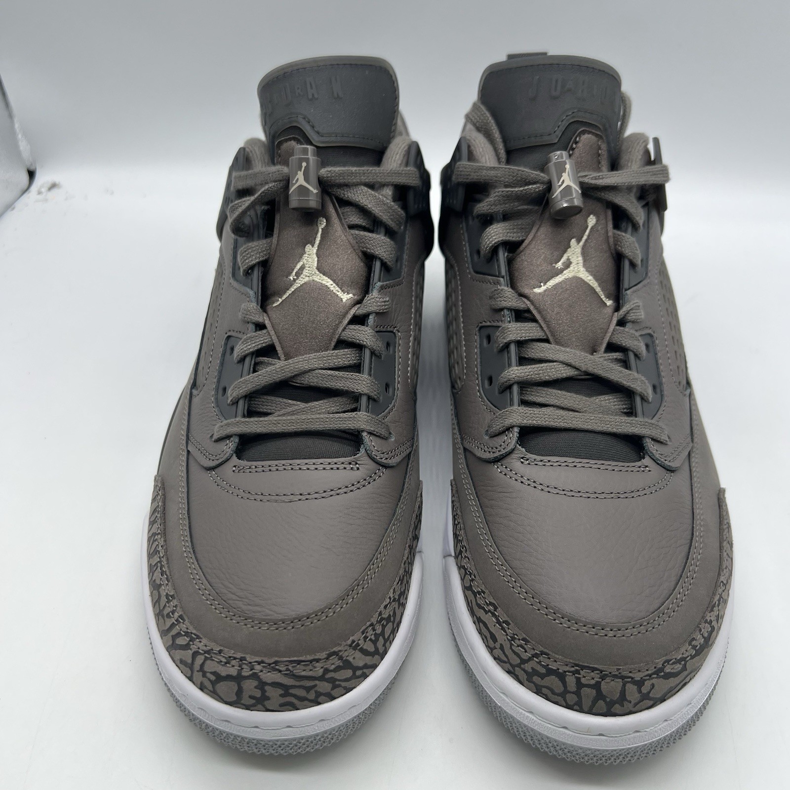 Air Jordan Spizike Low ‘Cave Stone’ Gray Sneakers Size 12 NEW FQ1759-201