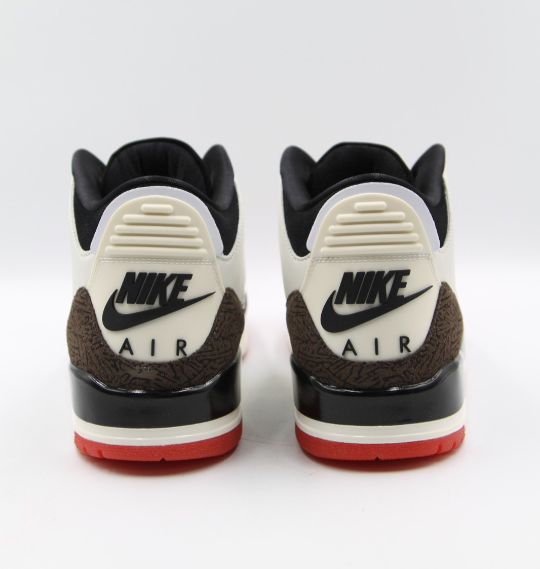 Air Jordan 3 Retro Mens Worlds Best Dad Sail Black Red Sneakers IF4396 103
