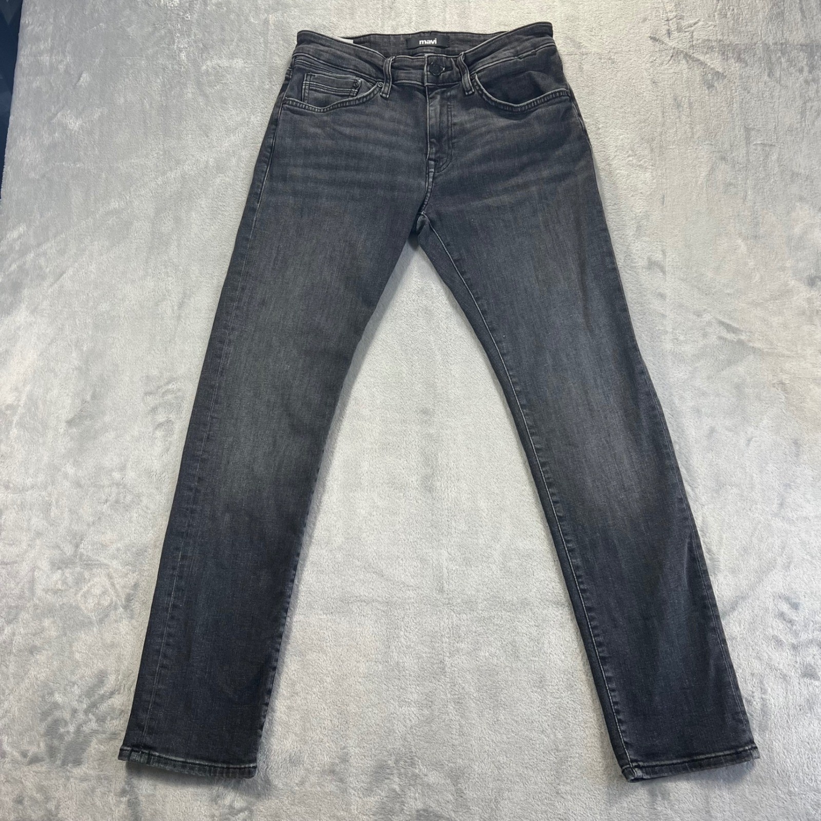 MAVI Marcus Slim Straight Leg Jeans Mens 31×32 Dark Gray Excellent Stretch Denim