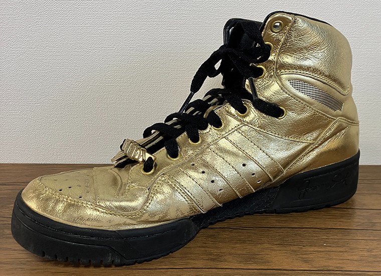 Adidas Jeremy Scott JS Wings Metallic Gold 2008 G04653 Size 8.5 RARE