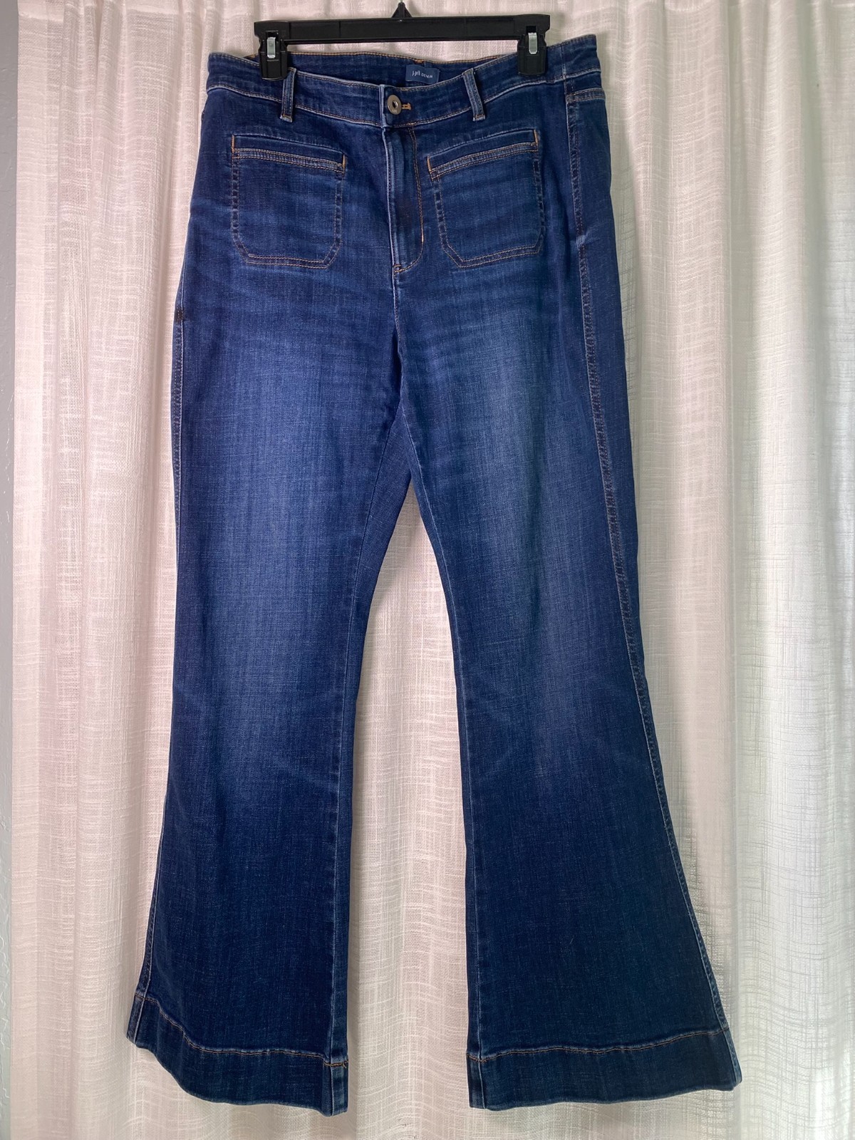J Jill NWT High Rise Flare Women 12R Tremont Wash MSRP $109