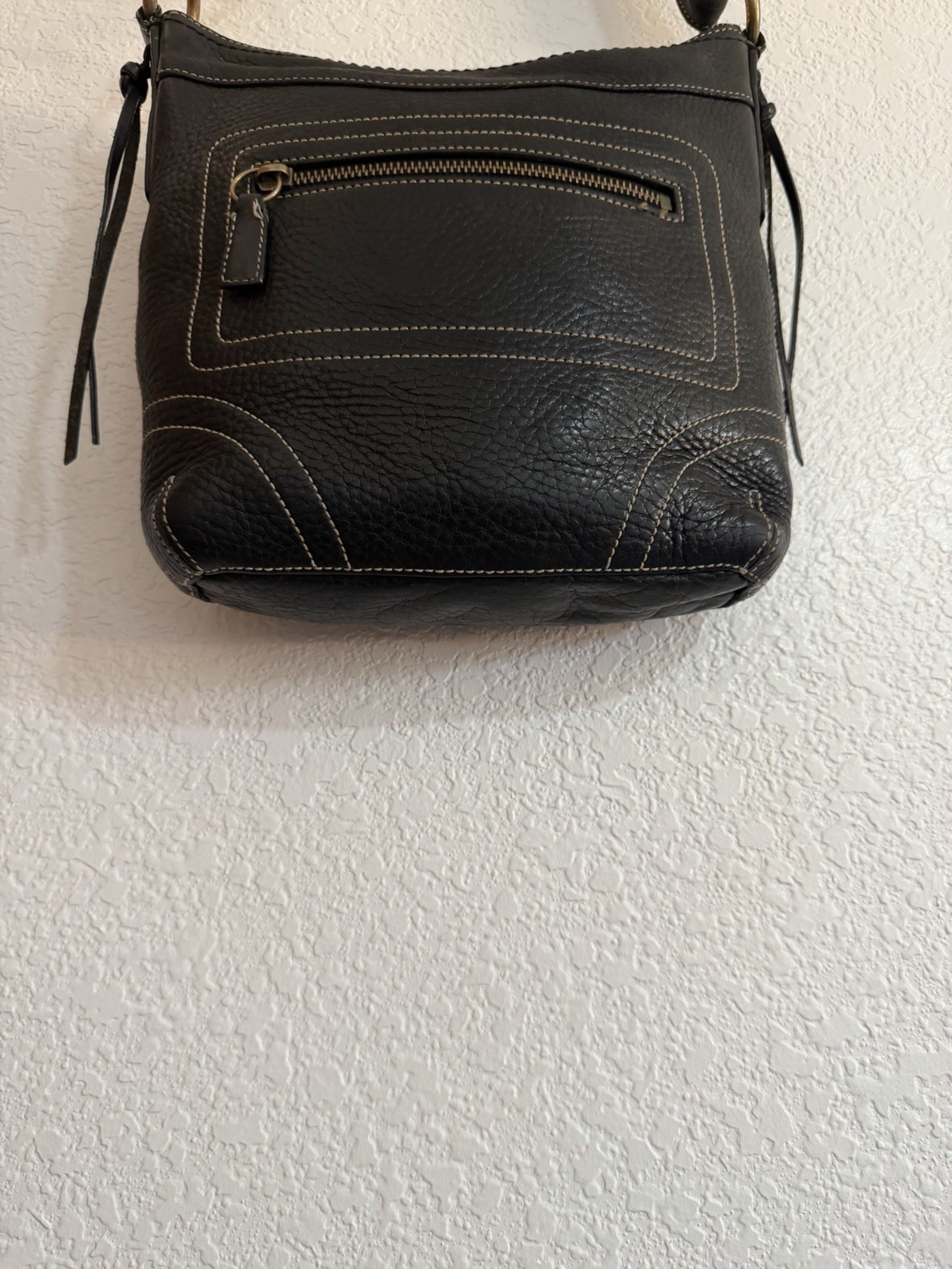 Coach Black Bleecker Laced Slim Duffel