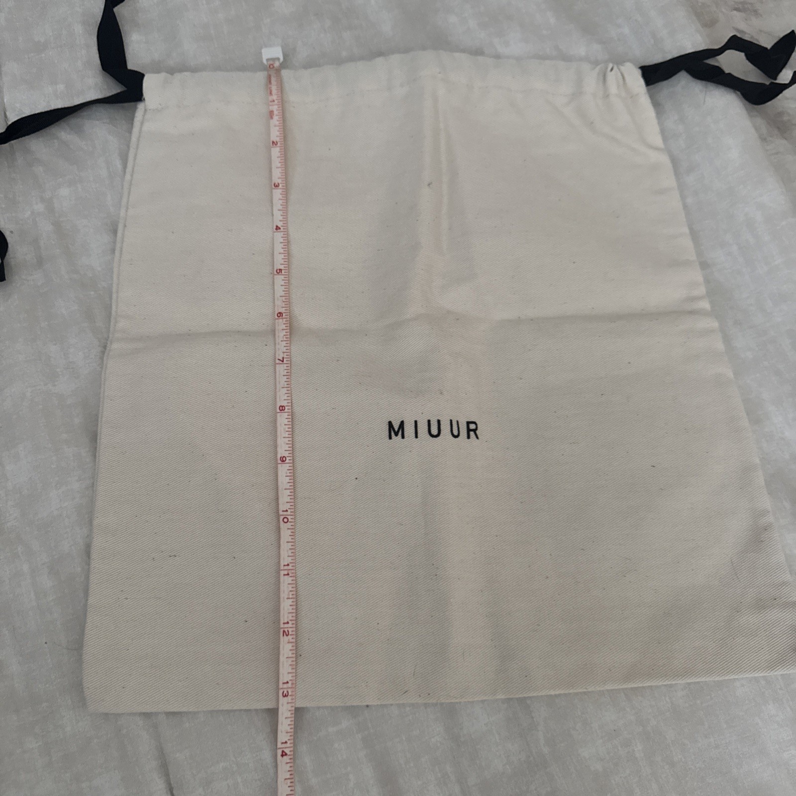 MIUUR 12.75 X 13 ”IVORT Dust Bag Drawstring DUST BAG ONLY