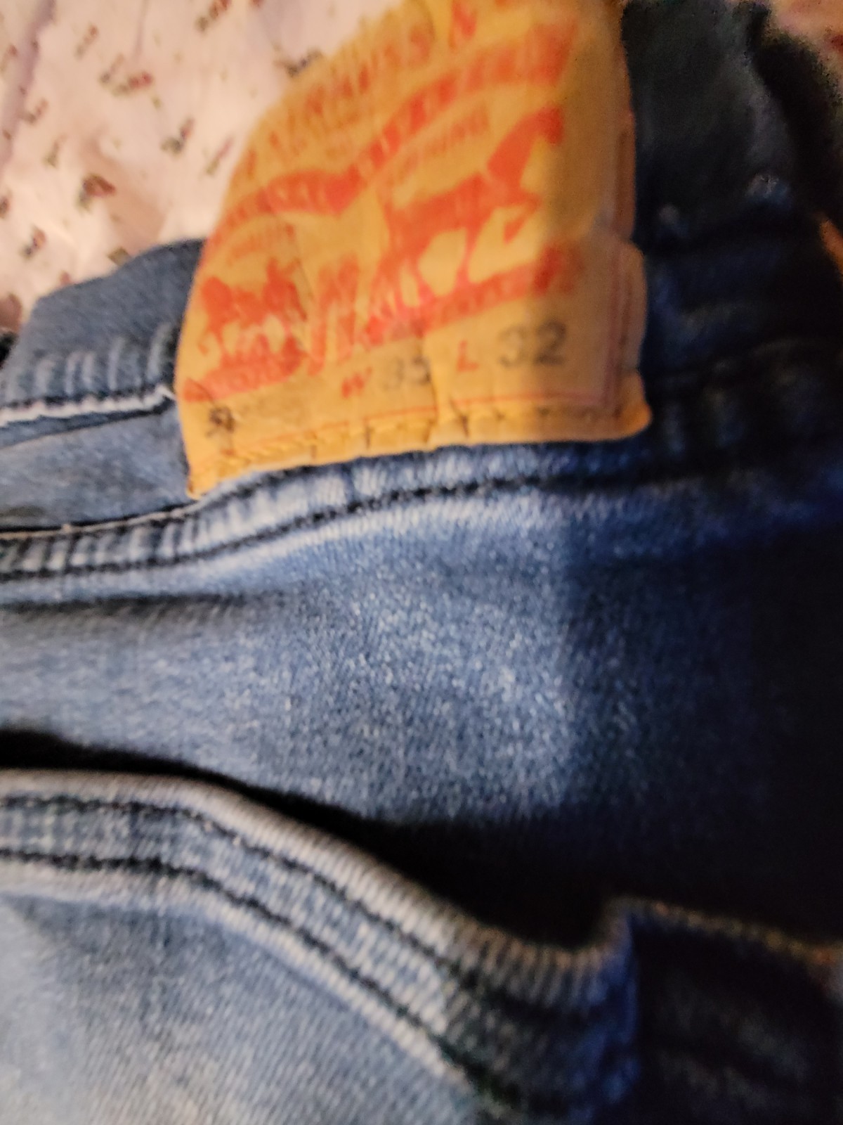 Levi’s514ClassicStraightFitMen’sJeansinMeduimBlue DenimStretchW33″L32″