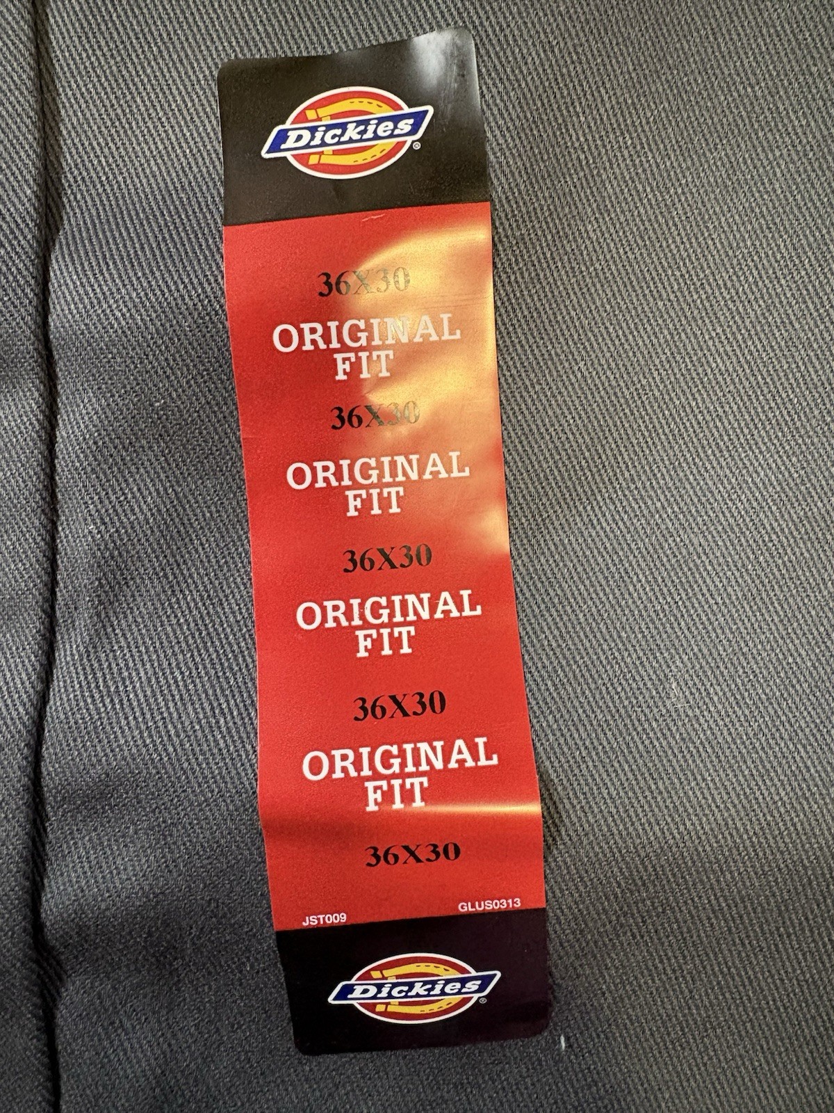 Dickies Men’s 874 Pants Original Fit Uniform Straight Leg Charcoal NWT 36×30