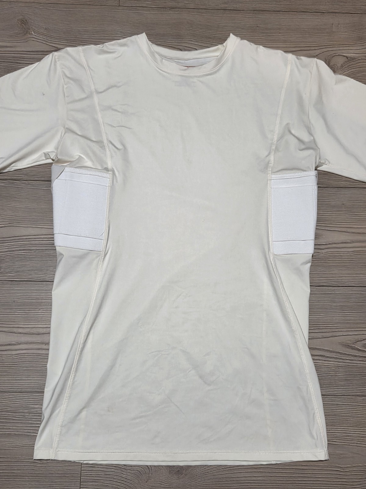 UnderTech Undercover Mens Concealment Compression Shirt White Cream 3XL XXXL
