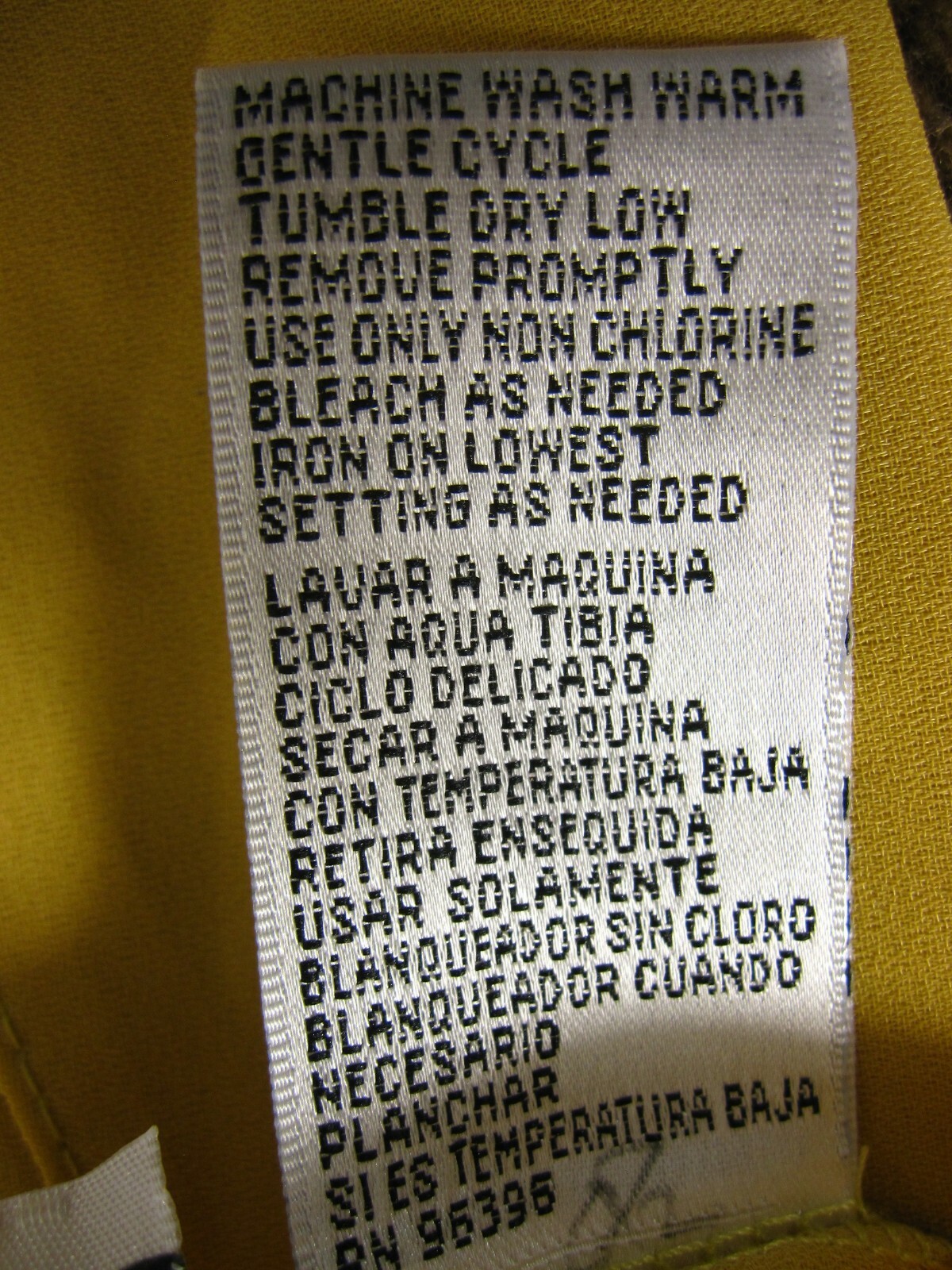 DRESS U II By SHARON NWT Long Sleeve Button Down Blouse Plus Size 1X Yellow 251