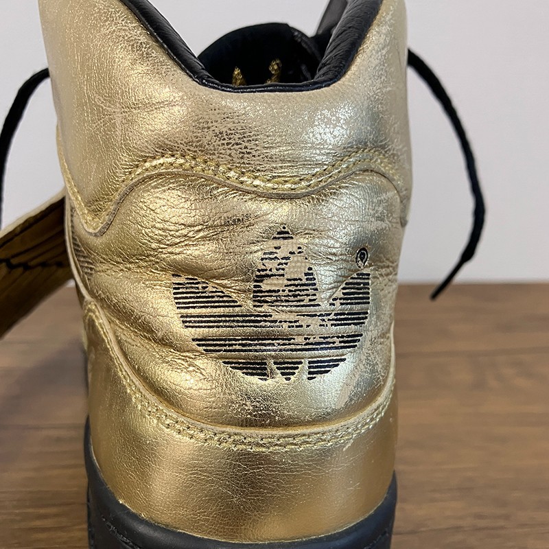 Adidas Jeremy Scott JS Wings Metallic Gold 2008 G04653 Size 8.5 RARE