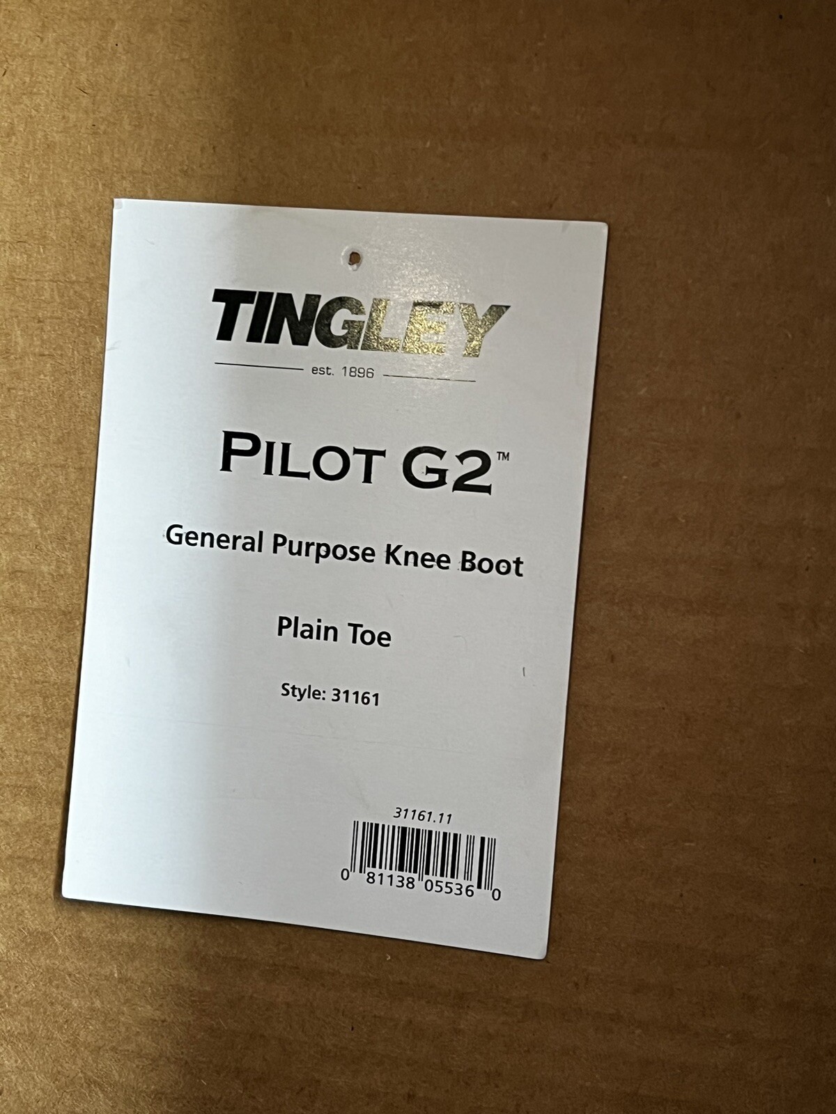 Tingley Pilot G2 Knee Boot Plain Toe 15″”H Size 11 Black Tingley Rubber