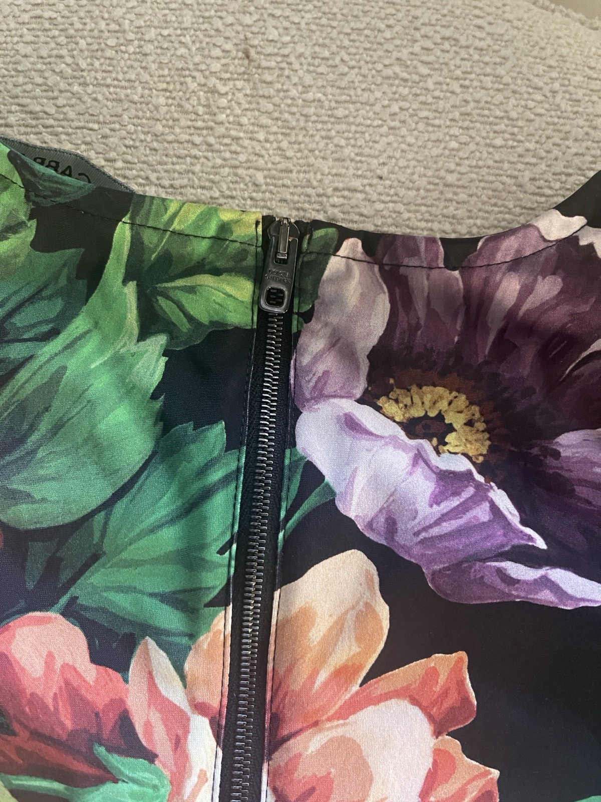 New Dolce & Gabbana Floral Crop Top, Size 38