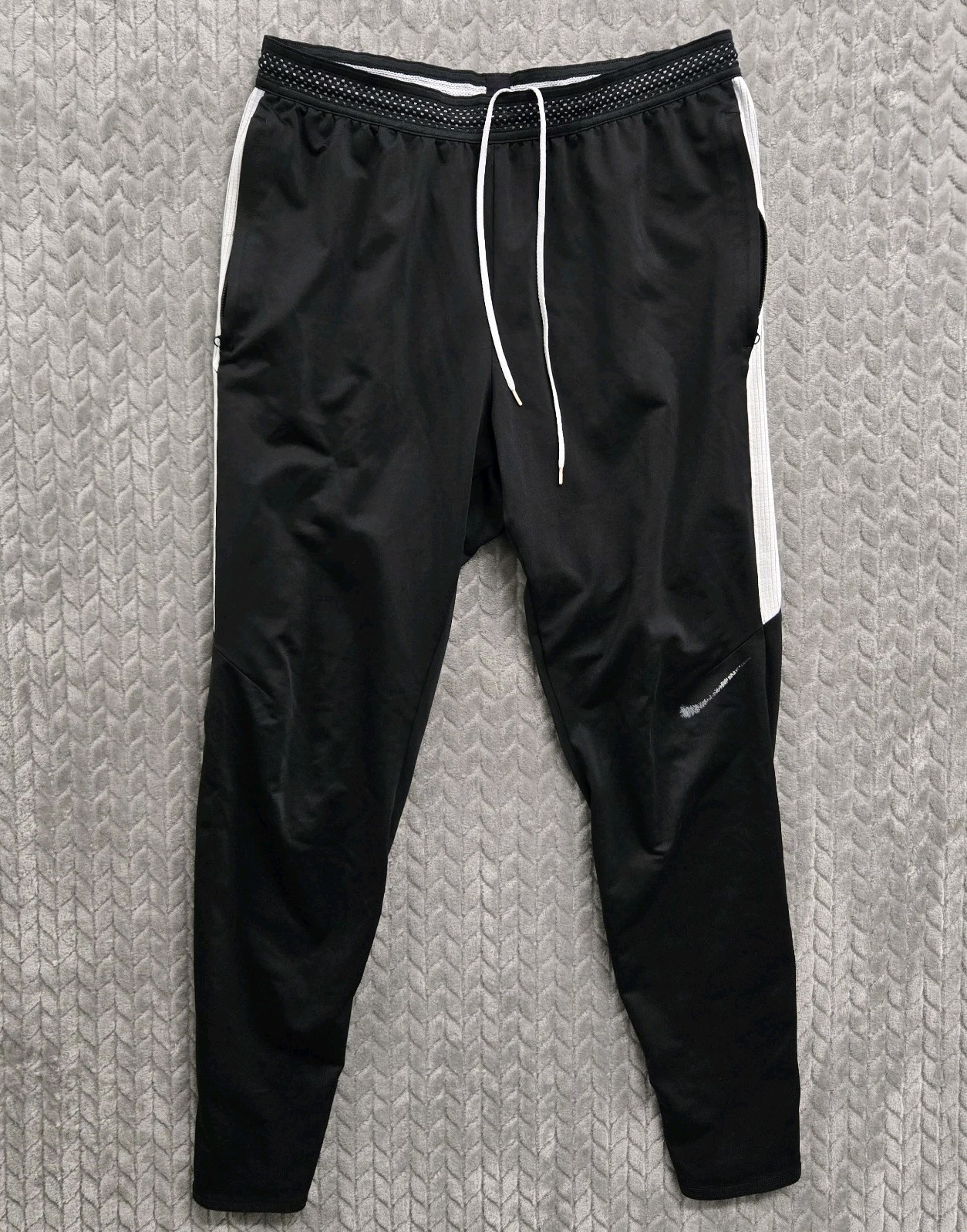 Men’s Nike Football Training Dry Strike Pants Size Medium 714966 Black Soccer
