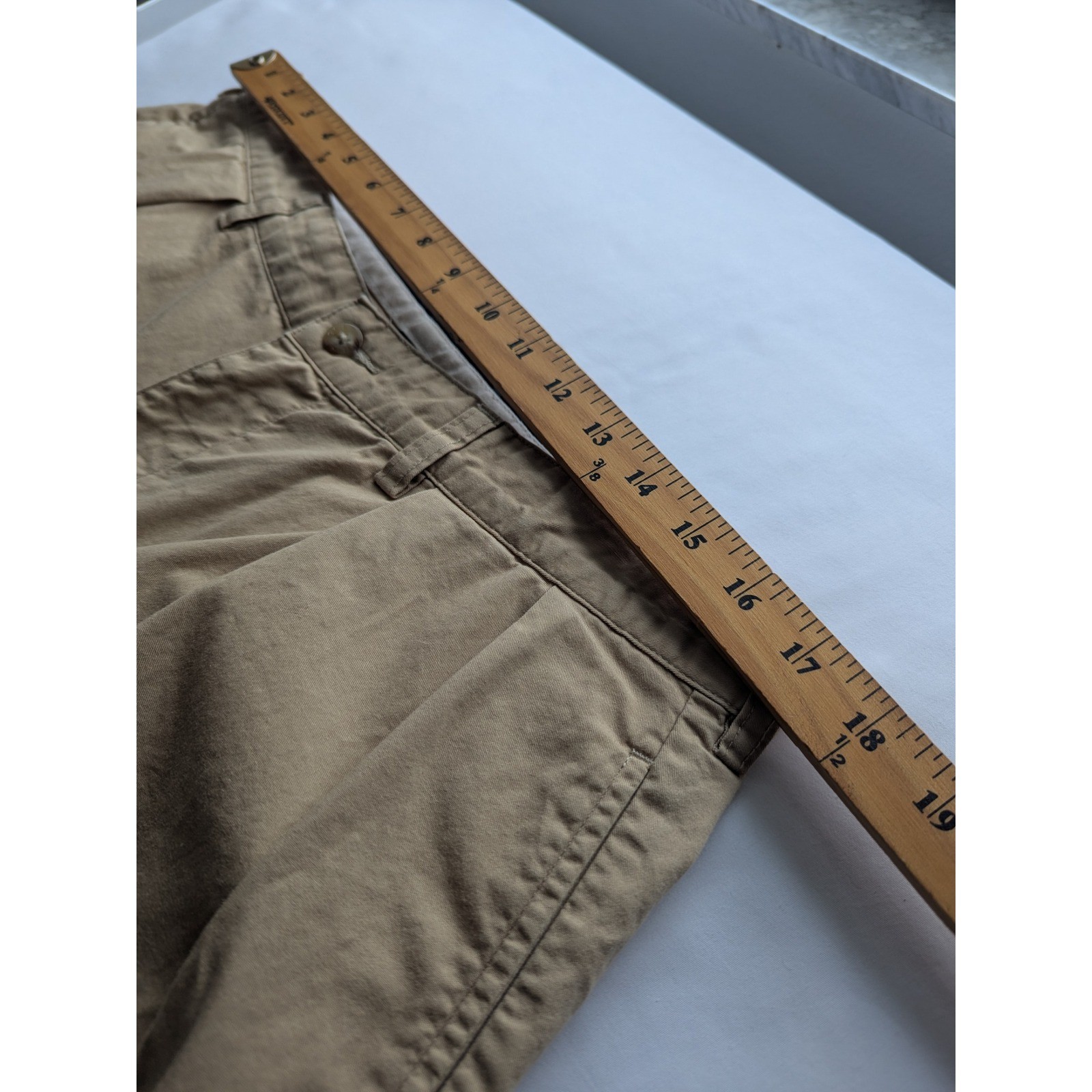 Polo Golf Ralph Lauren Chinos Mens 36×31 Tan Pleated Cotton Khaki Relaxed Pants
