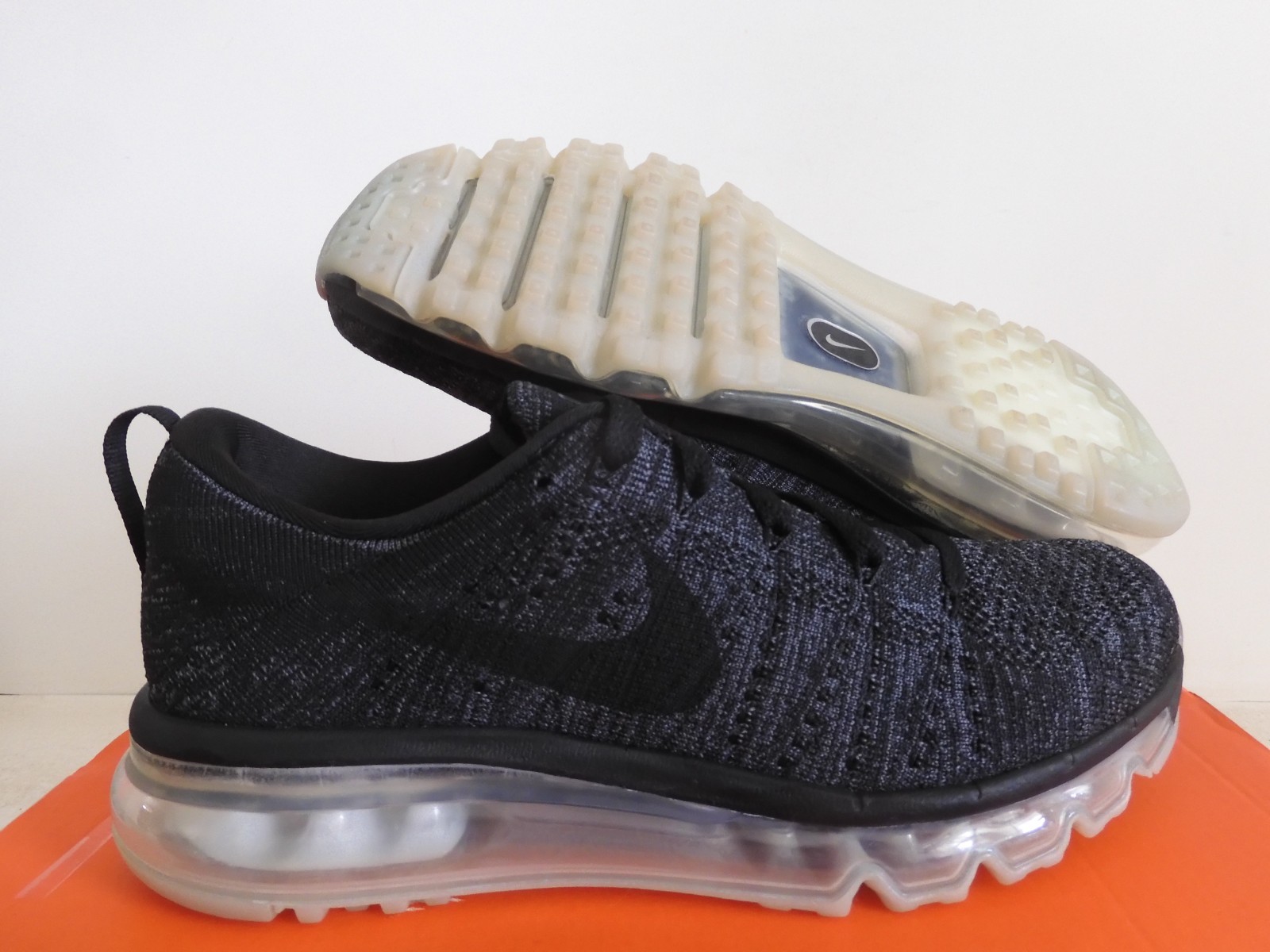 Nike Flyknit Max Black-Dark Grey-Anthracite Womens Sz 7.5 [620659-010]