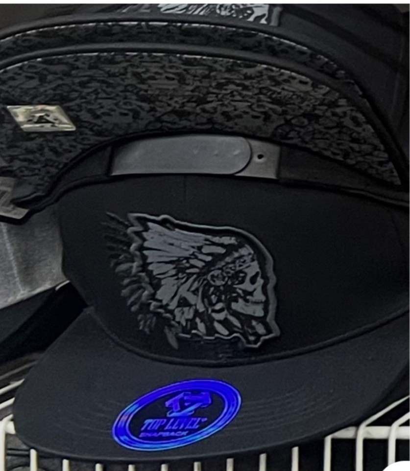 Skull Warrior Top Level Chief Hat Adjustable Snapback Baseball Cap *Nwt*