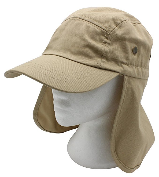 Neck Cover Garden Hat Camping Cap Hunting Hiking Fishing Ear Flap Sun Hat SJP
