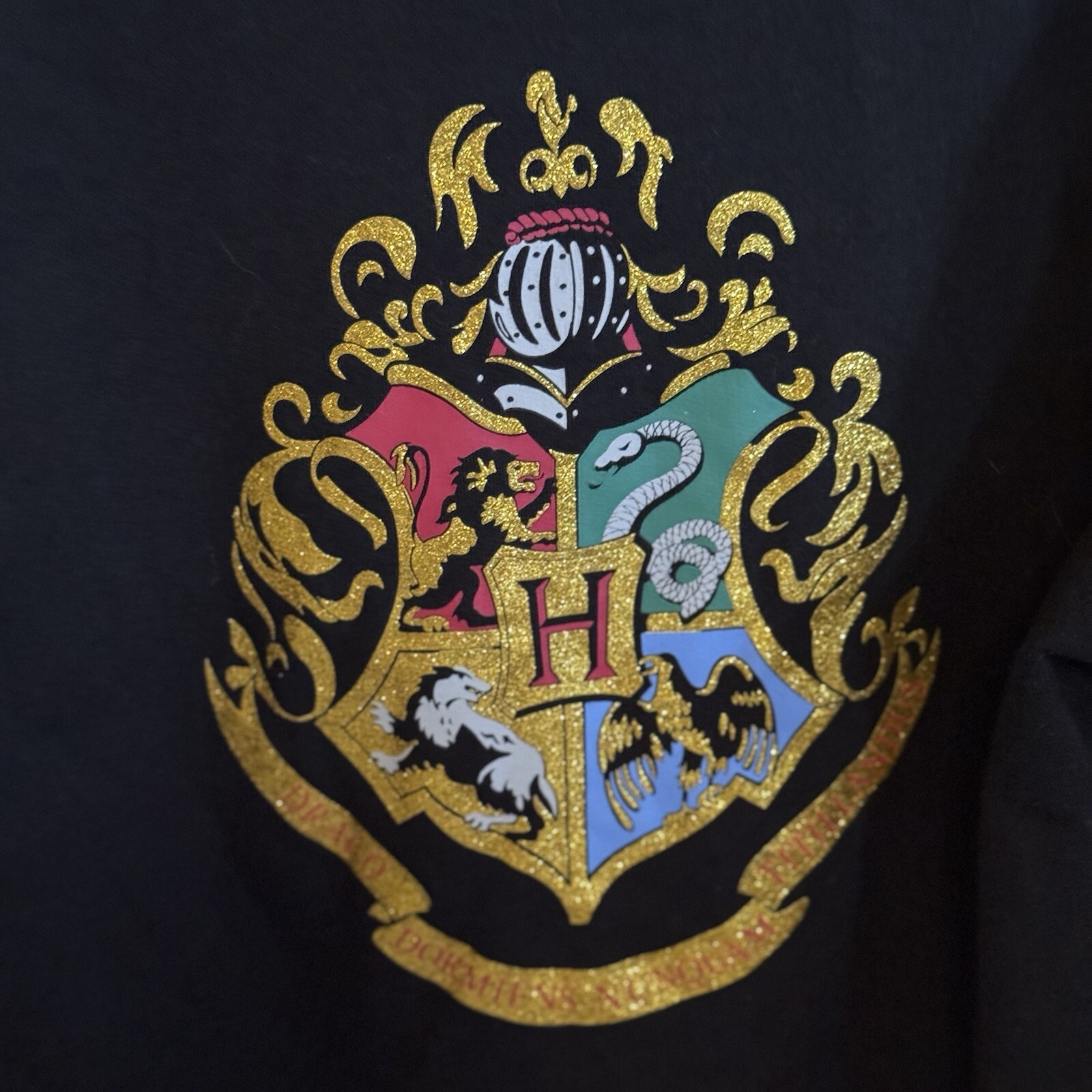 Harry Potter Hermione Gryffindor Hoodie Girls S 6/6X Black Pullover NWT