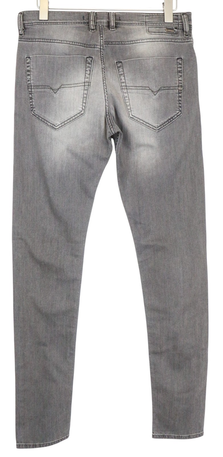 DIESEL D.N.A. Tepphar 0674U Men Jeans W31/L34 Slim Carrot Grey Cotton Stretch *