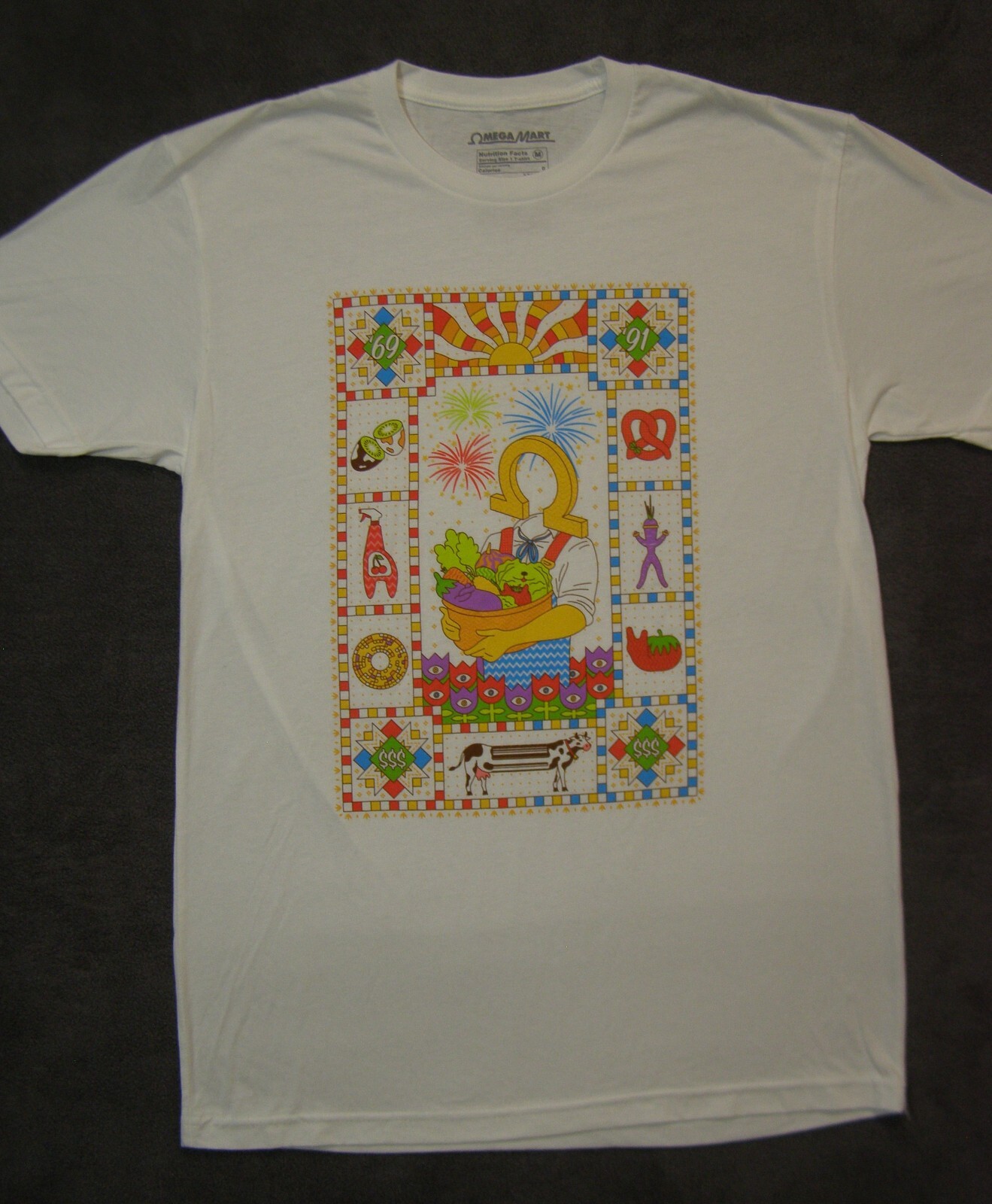 SALE Meow Wolf Omega Mart T-Shirt Area 15 Las Vegas White Shirt