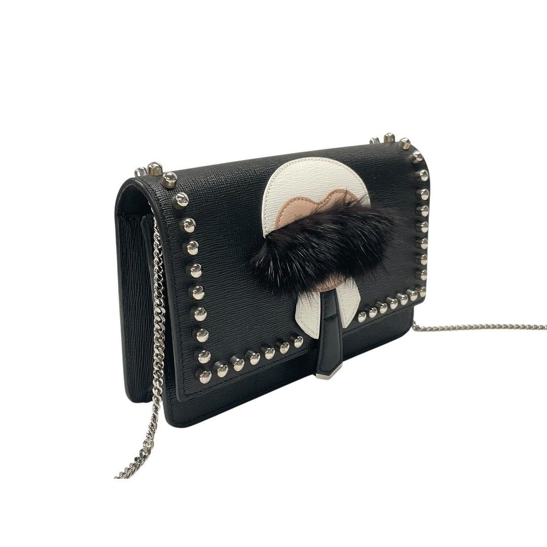 Fendi Shoulder Bag Chain Wallet Karl Lagerfeld 8M0346 Size: W:7.5×H:5.1 in.