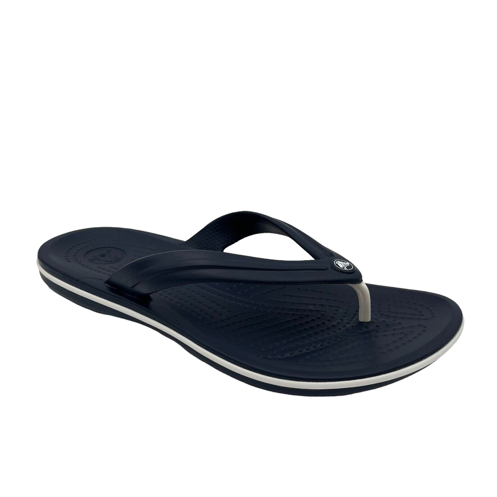 Crocs Men’s Flip Flop Sandal Size 9 Navy Water Friendly Lightweight & Comfy