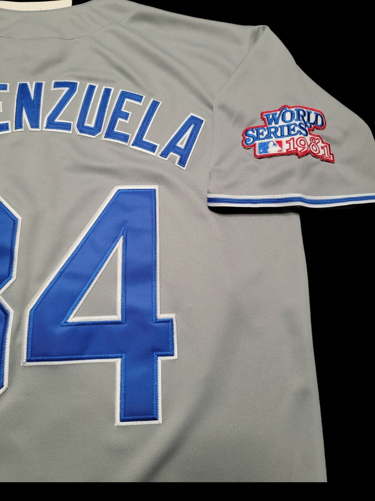 Fernando Valenzuela Los Angeles Dodgers 1981 Men’s Road Gray Baseball Jersey