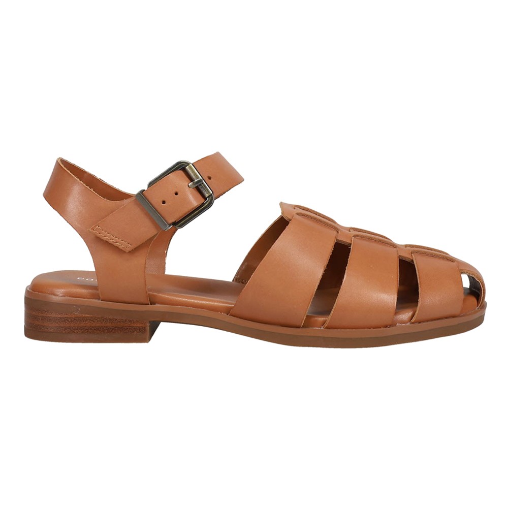 Easy Spirit Gretty Ankle Strap Fisherman Womens Brown Casual Sandals E-GRETTY-2
