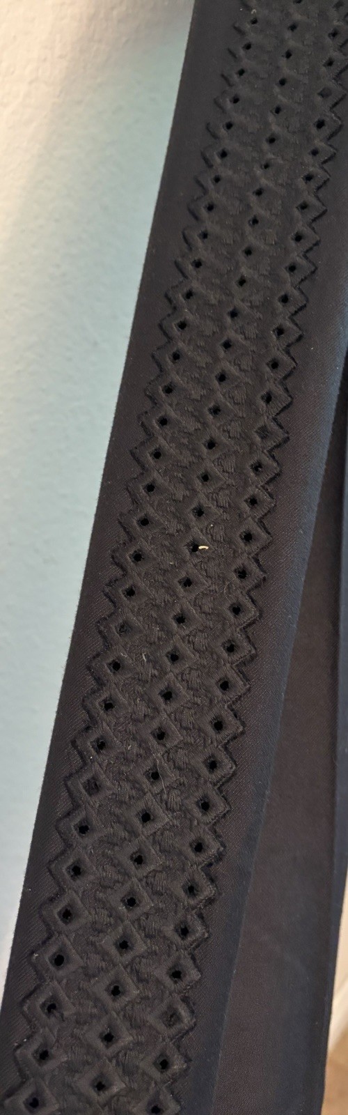 Catherine Malandrino Trouser In Silk Cotton W/Crochet Side Design Size 6
