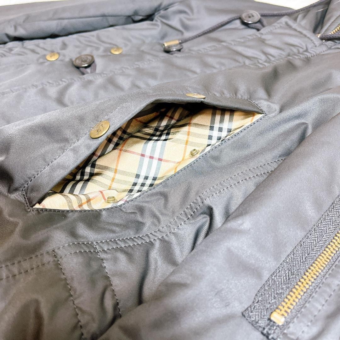 Burberry Blue Label 2way Emblem Mid Weight Down Coat Nova Check