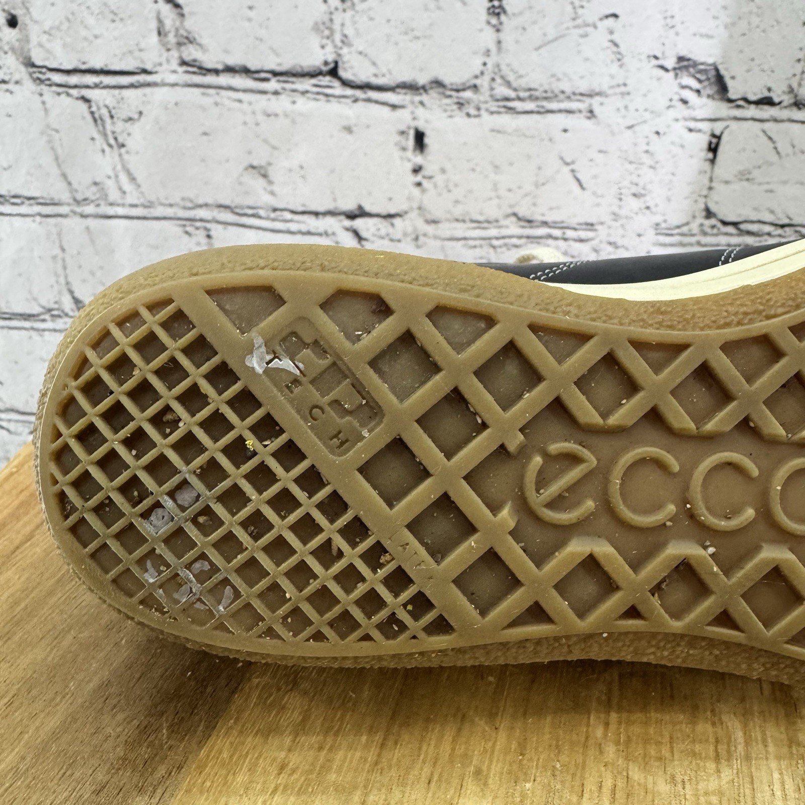 Ecco Chase II Leather Black Lace Up Low Casual Sneaker Women’s Sz EU 40 US 9-9.5