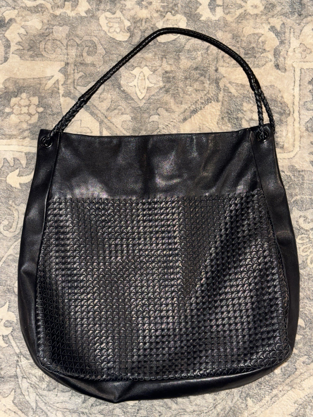 Bottega Veneta Intrecciato Leather Shoulder Hobo Bag