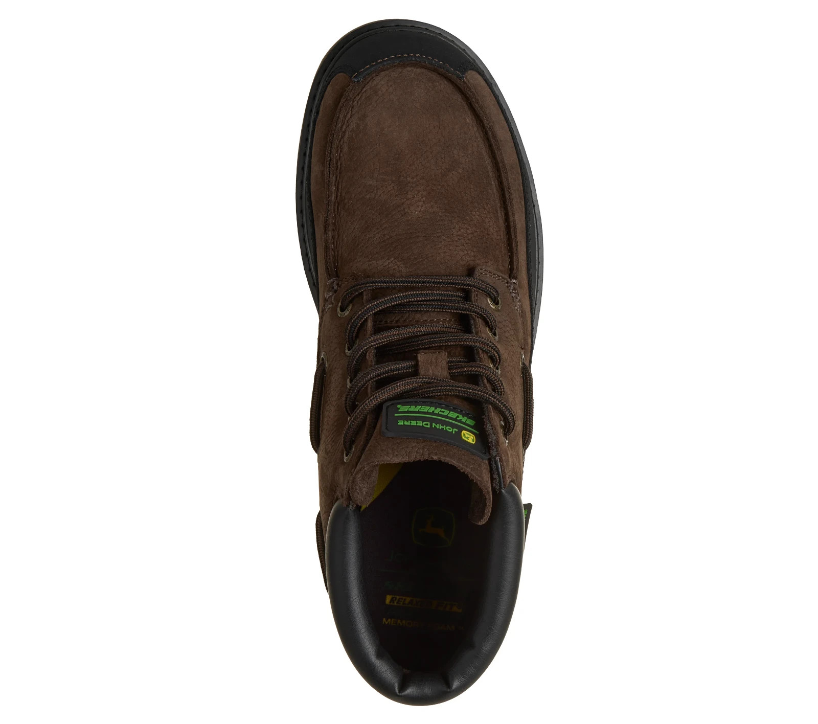 John Deere Skechers Extra Wide Boot Men Memory Foam Work Leather AntiSlip 256082