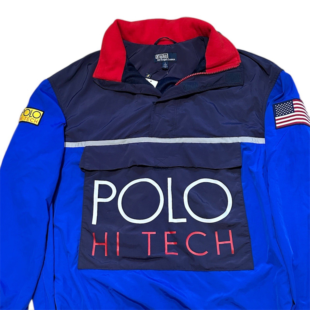 SUPER RARE NEW POLO RALPH LAUREN HI-TECH COLOUR BLOCK PULLOVER JACKET SZ MEDIUM