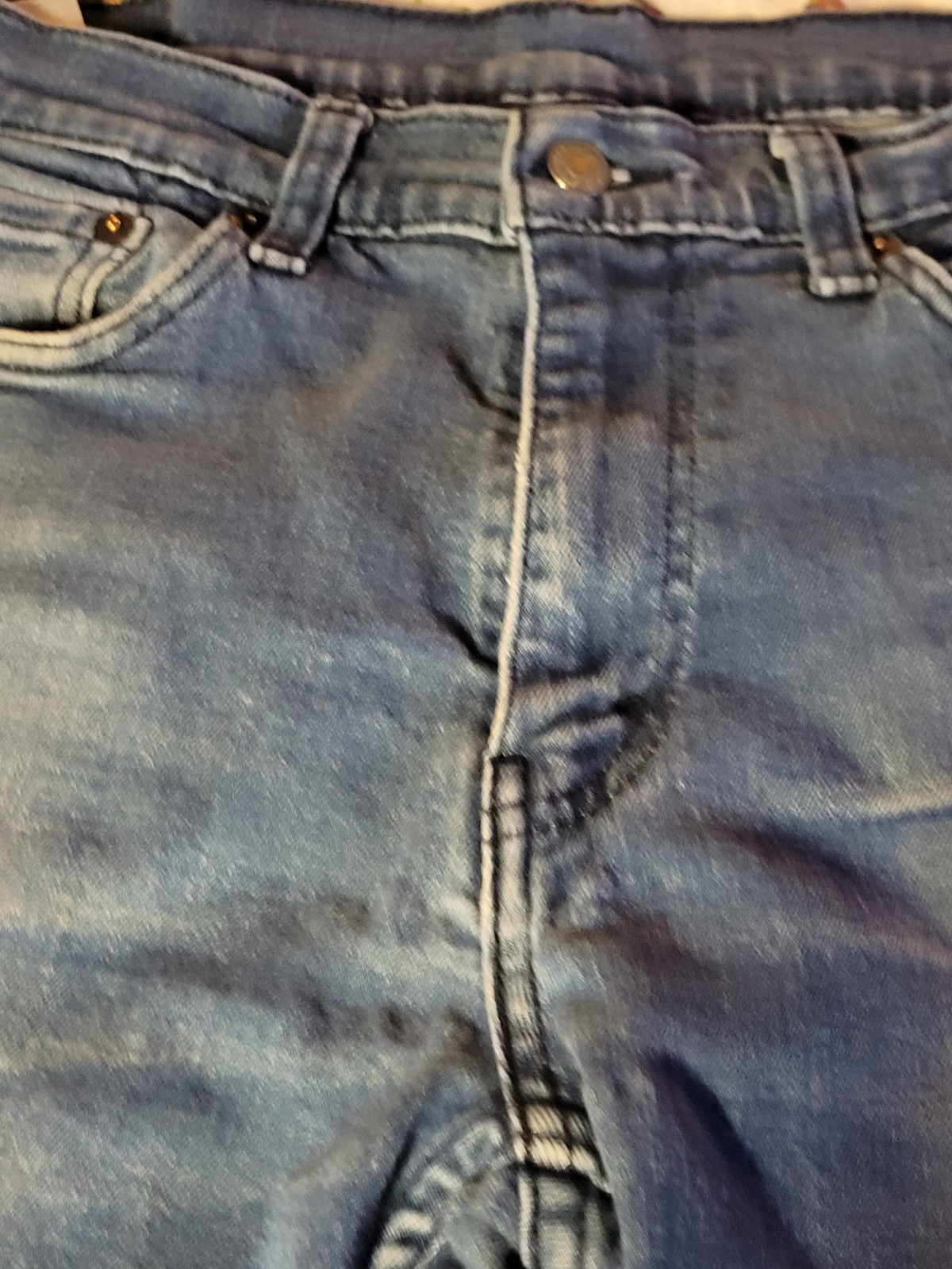 Levi’s514ClassicStraightFitMen’sJeansinMeduimBlue DenimStretchW33″L32″