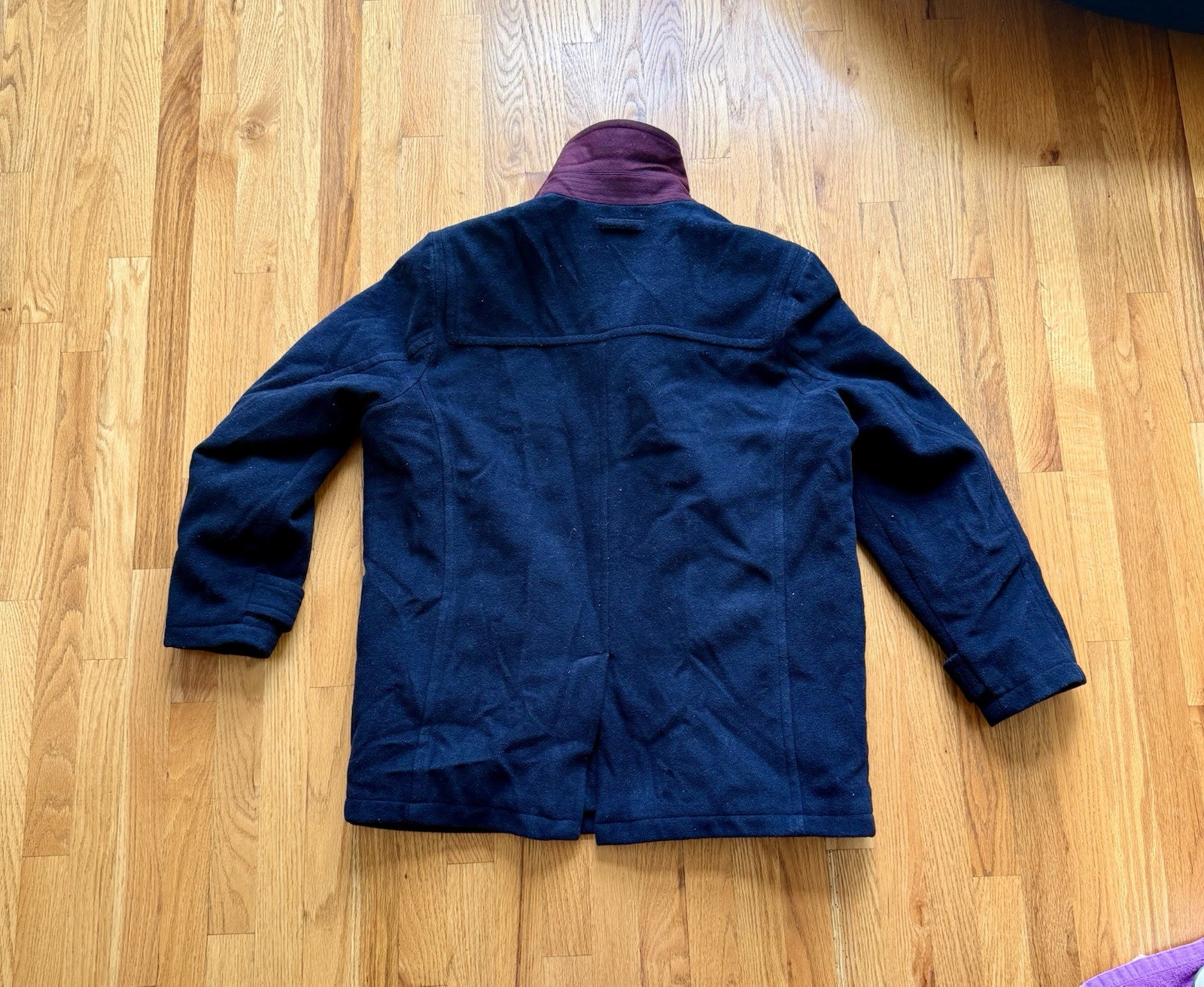 Tommy Hilfiger Men’s XL Navy Double Breasted Peacoat Jacket