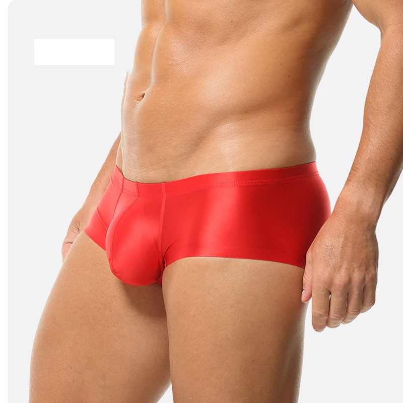 Men’s Silky Satin Underwear Shiny Boxer Shorts Briefs Low Rise Panties Trunks.