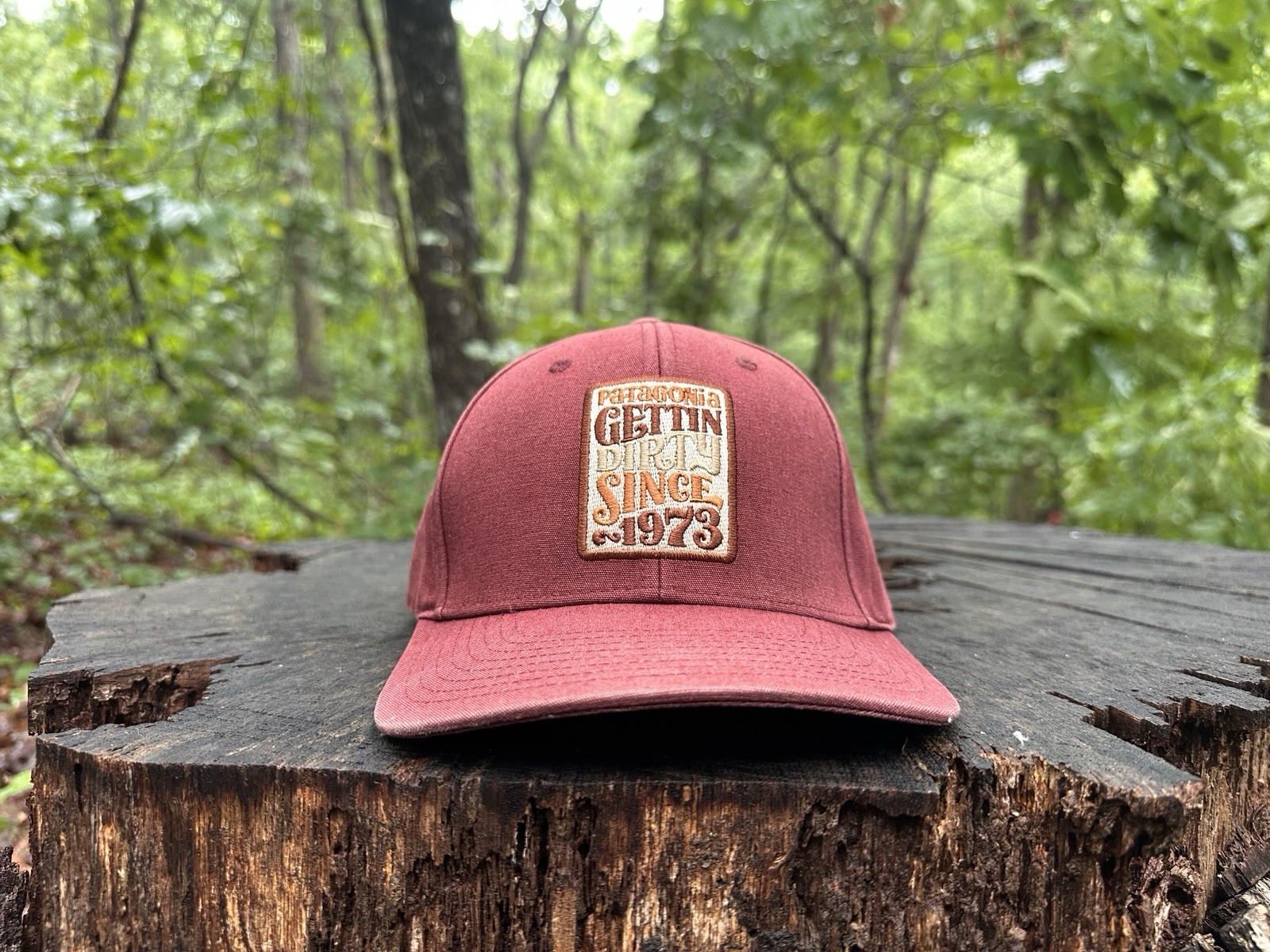 Patagonia – Roger That Hat “Gettin Dirty” – Burgundy – 2011