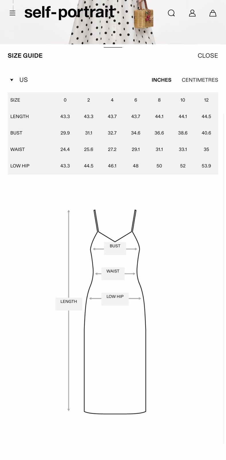 self portrait WHITE POLKA DOT LINEN MIDI DRESS $ 685 Size US 2 UK 6